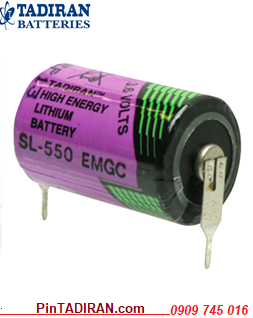 Tadiran SL-550/PR; Pin nuôi nguồn PLC Tadiran SL-550/PR (1/2AA-900mAh) lithium 3.6v