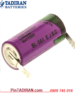 Tadiran SL-561/T; Pin nuôi nguồn PLC Tadiran SL-561/T (2/3AA-1100mAh) lithium 3.6v