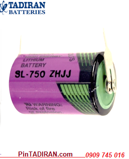 Tadiran SL-750/PR; Pin nuôi nguồn PLC Tadiran SL-750/PR (1/2AA-1100mAh) lithium 3.v6