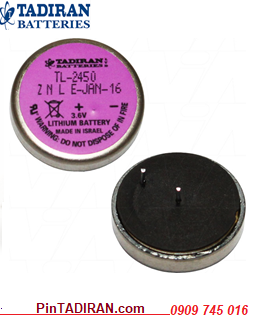 Tadiran TL-2450; Pin nuôi nguồn PLC Tadiran TL-2450 (550mAh lithium 3.6v)/ 24.5mmx5.8mm