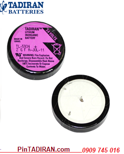 Tadiran TL-5934; Pin nuôi nguồn PLC Tadiran TL-5934 (1/10D-1000mAH) lithium 3.6v/ 32.9mmx6.5mm