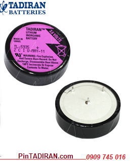 Tadiran TL-5935; Pin nuôi nguồn PLC Tadiran TL-5935 (1/6D-1700mAh) lithium 3.6v/ 32.9mmx10.2mm