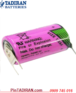 Tadiran TL-5955/TP; Pin nuôi nguồn PLC Tadiran TL-5955/TP (2/3AA-1500mAh) lithium 3.6v