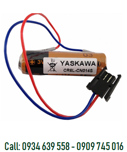 Pin Yaskawa CR6L-CN14S lithium 3V chính hãng nuôi nguồn Yaskawa PLC-CNC