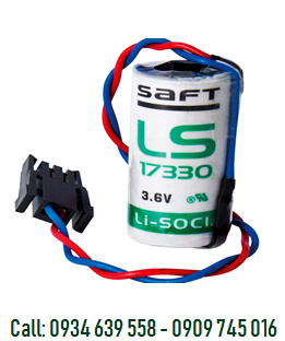 Pin Saft LS17330 lithium 3,6V size 2/3A chính hãng Saft-Made in France chính hãng nuôi nguồn PLC